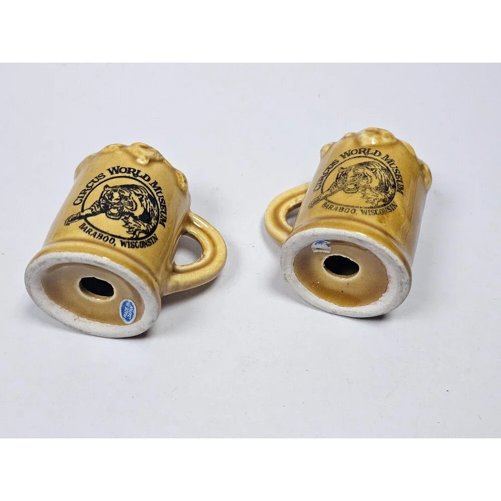 Baraboo Wisconsin Salt Pepper Shakers Circus World Museum Souvenir